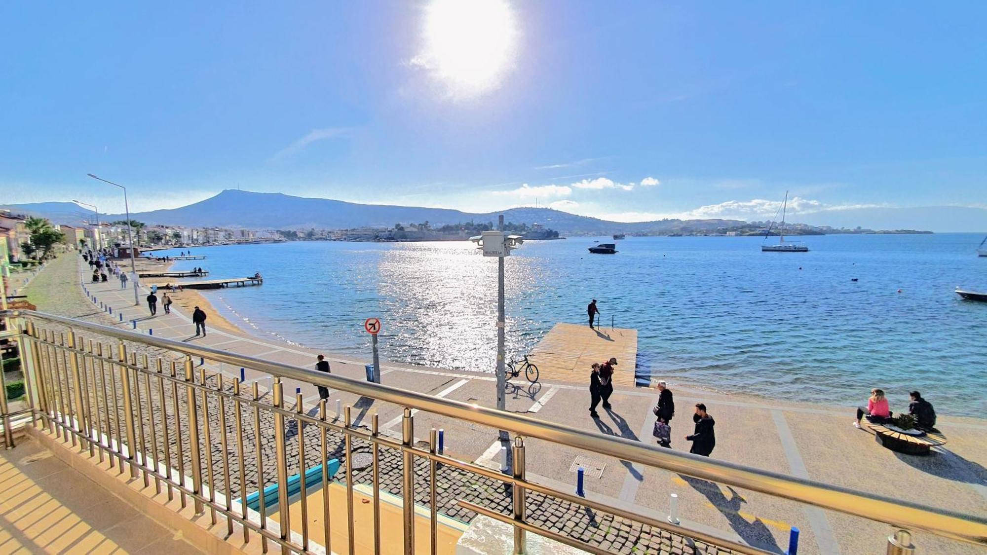 Midilli Konak Foça Buitenkant foto